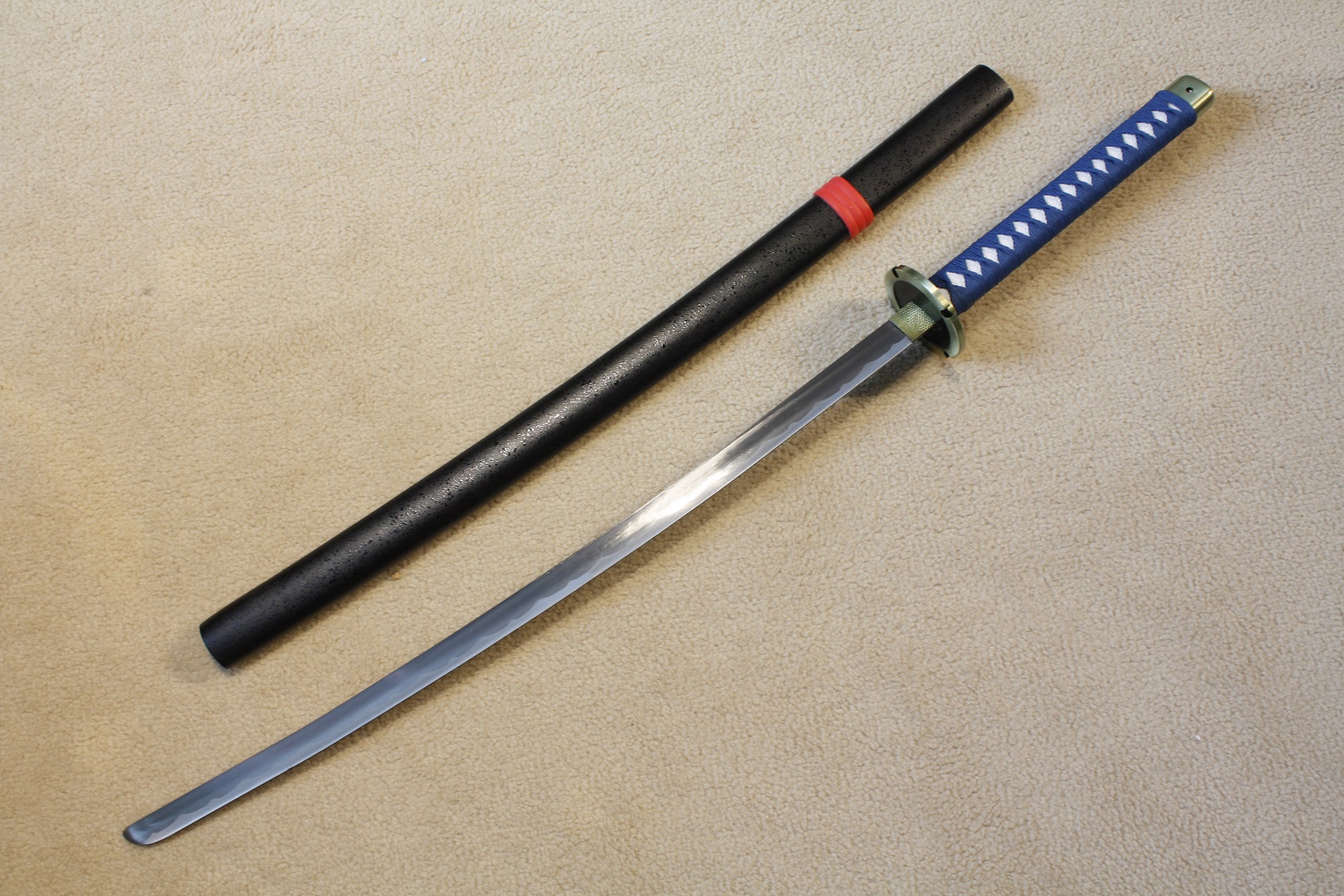 BLEACH Wooden Sword Weapon Props for Cosplay Sword Ninja Knife 100cm